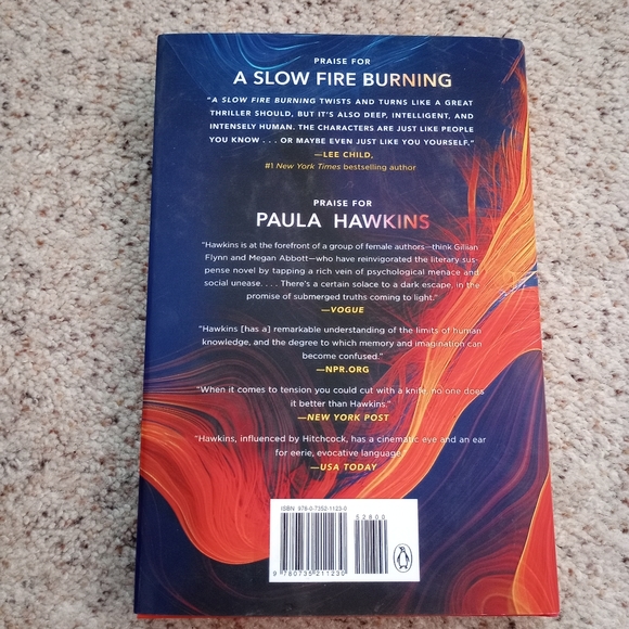A Slow Fire Burning by Paula Hawkins Book - Picture 8 of 8